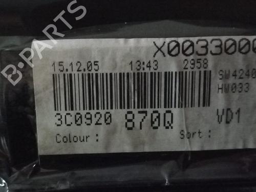 Instrument cluster VW PASSAT B6 (3C2)  | BP21758131C47 