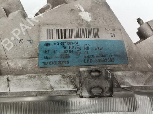 Right headlight VOLVO V40 Estate (645) 1.9 DI | BP19638016C29 
