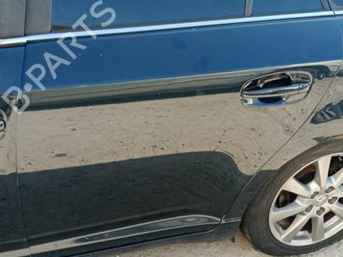 Dør venstre bagtil Dør venstre bagtil TOYOTA AVENSIS Saloon (_T27_) 2.0 D-4D (ADT270_, ADT270R) (124 hp) 34342283 34342283