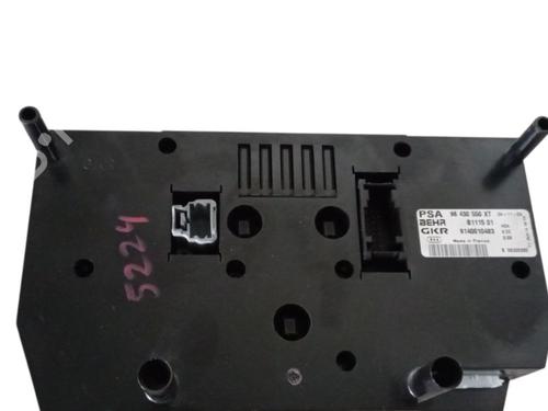 AC-Styringsenhed/Manøvreenhed PEUGEOT 206 Hatchback (2A/C) 2.0 HDI 90 | BP28837639I5 