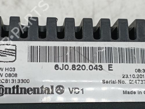 Climate control SEAT IBIZA IV (6J5, 6P1)  | BP20657766I5 