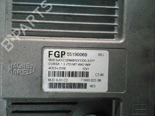 Engine control unit (ECU) OPEL CORSA C (X01) 1.3 CDTI (F08, F68) | BP6136116M57 