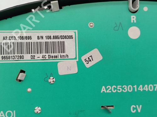 Instrument cluster PEUGEOT 407 SW (6E_, 6D_)  | BP17970509C47 