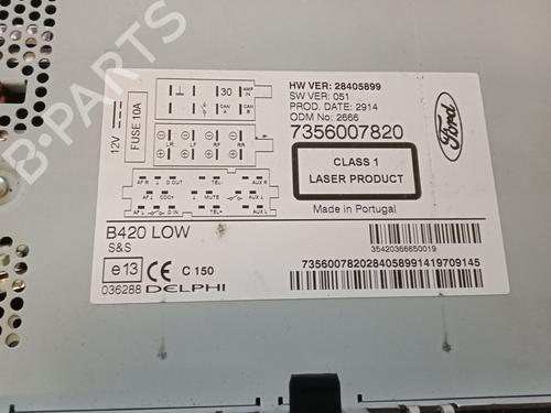 Radio FORD KA (RU8) 1.2 | BP24949003E6 