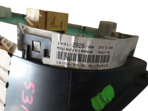 Instrument cluster CITROËN JUMPY I Platform/Chassis (BU_, BV_, BW_, BX_) 2.0 HDi 110 16V | BP29498452C47 