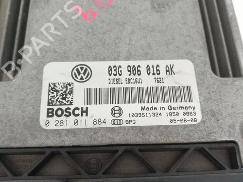 Engine control unit (ECU) SEAT LEON (1P1) 1.9 TDI | BP8643422M57 