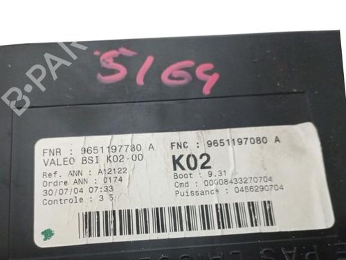 Fuse box PEUGEOT 307 (3A/C) | BP30143267E1