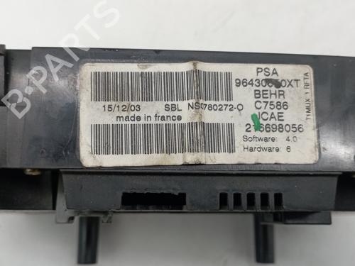Climate control PEUGEOT 206 Hatchback (2A/C)  | BP17228340I5 