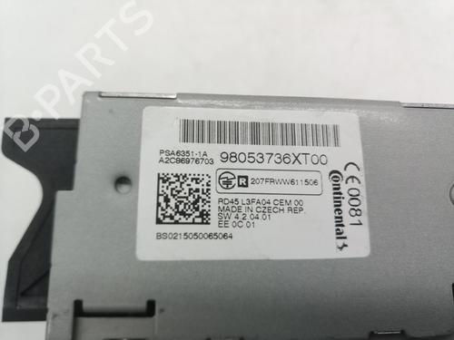 Radio CITROËN C3 II (SC_)  | BP26332217E6 
