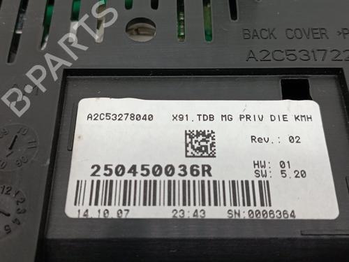 Instrument cluster RENAULT LAGUNA III (BT0/1)  | BP20658701C47 