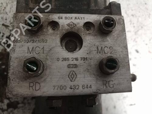 ABS pump RENAULT MEGANE I Classic (LA0/1_) 1.9 D (LA0A, LA0U, LA0R) | BP29748855M43 