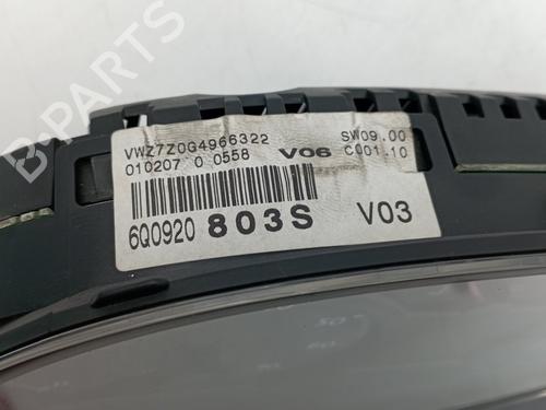 Instrument cluster VW POLO (9N_, 9A_)  | BP17772953C47 