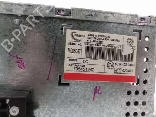 Radio FIAT BRAVO II (198_) 1.9 D Multijet (198AXC1B) | BP9519709E6 