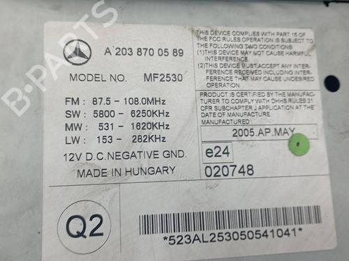 Radio MERCEDES-BENZ C-CLASS Coupe (CL203)  | BP16582268E6 