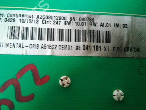 Instrument cluster CITROËN C1 (PM_, PN_) 1.0 | BP4937432C47 