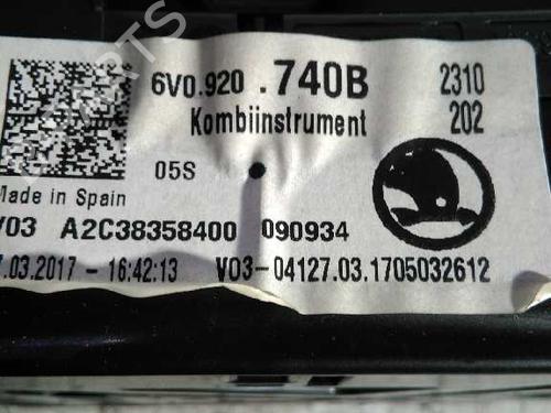 Instrument cluster SKODA FABIA II (542) 1.6 TDI | BP5334155C47 