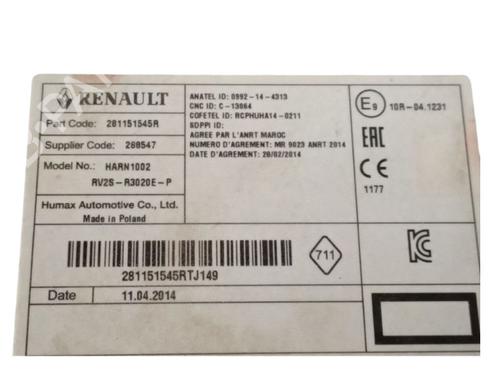 Radio RENAULT KANGOO / GRAND KANGOO II (KW0/1_) 1.5 dCi 90 (KW05, KW08, KW0G, KW11) | BP30479530E6