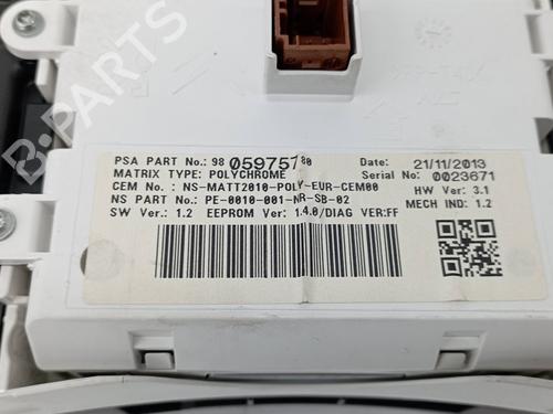 Instrument cluster PEUGEOT 508 I (8D_)  | BP16582100C47
