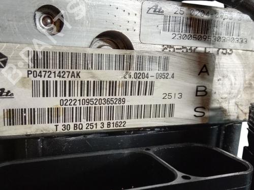 ABS pump CHRYSLER VOYAGER IV (RG, RS) 2.5 CRD | BP23891810M43