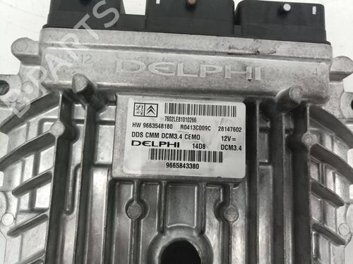 Engine control unit (ECU) CITROËN C5 III (RD_) 2.0 HDi (RDRHD8, RDRHDJ, RDRHR8, RDRHRJ) | BP10627600M57 