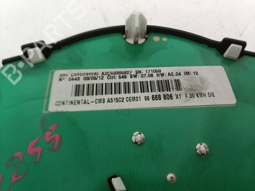 Instrument cluster CITROËN C1 (PM_, PN_) 1.0 | BP9243503C47 