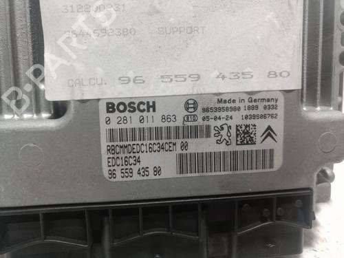 Engine control unit (ECU) PEUGEOT 307 (3A/C)  | BP6988967M57 