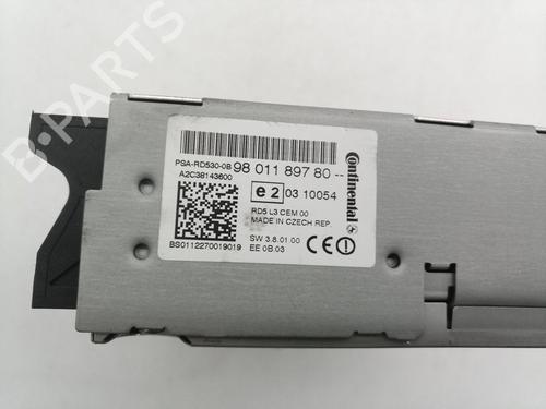 Radio CITROËN C4 II (NC_)  | BP27090976E6 