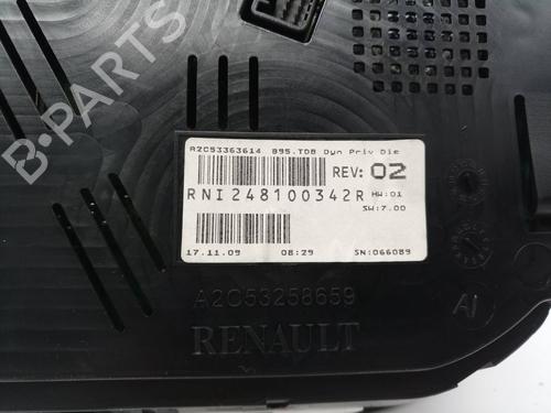 Instrument cluster RENAULT MEGANE III Grandtour (KZ0/1)  | BP14831224C47 