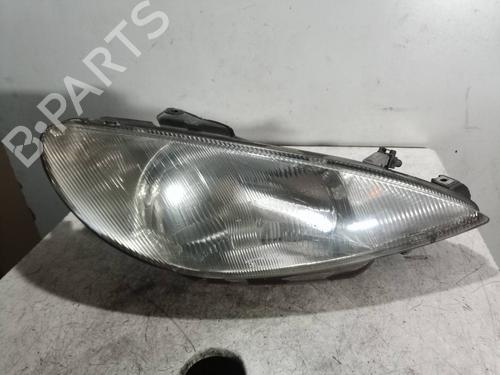 Right headlight PEUGEOT 206 Hatchback (2A/C) 2.0 HDI 90 | BP7117717C29 