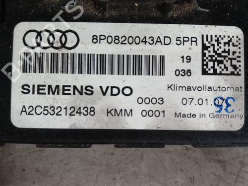 Climate control AUDI A3 (8P1)  | BP7760292I5 