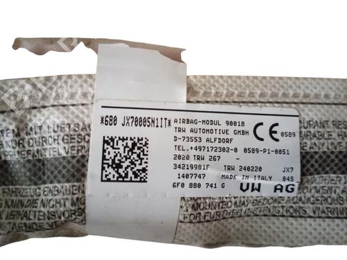 Left curtain airbag SEAT IBIZA V (KJ1, KJG) 1.0 MPi | BP30001624C11 