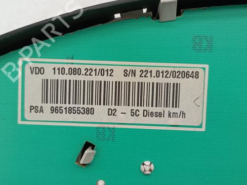 Instrument cluster PEUGEOT 407 (6D_) 2.0 (6DRFNB, 6DRFNE) | BP20658698C47 