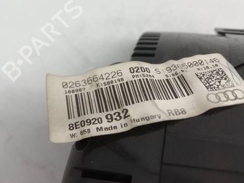 Instrument cluster AUDI A4 B7 (8EC) 2.0 TDI | BP30328540C47