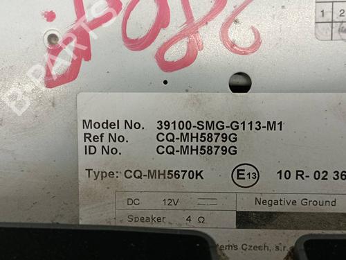 Radio HONDA CIVIC VIII Hatchback (FN, FK) 2.2 CTDi (FK3) | BP16582003E6 