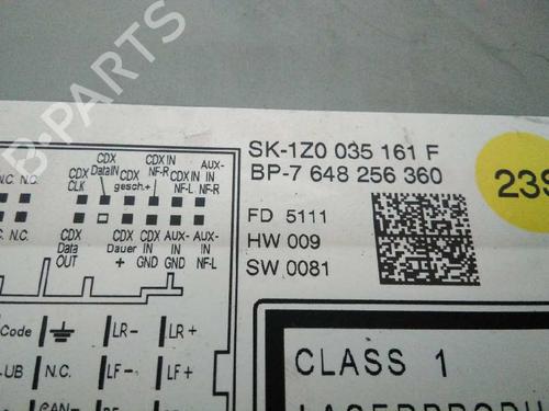 Radio SKODA OCTAVIA II (1Z3)  | BP5151791E6 