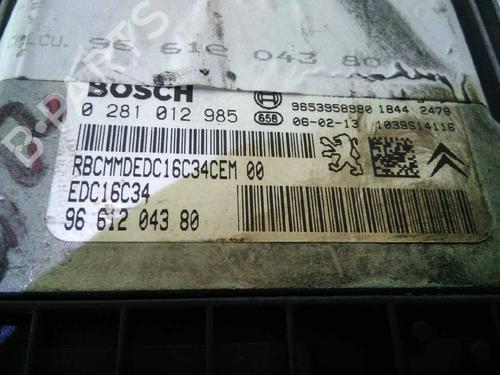 Engine control unit (ECU) CITROËN C4 I (LC_)  | BP4789567M57 