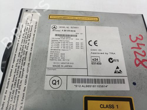 Radio MERCEDES-BENZ R-CLASS (W251, V251) R 350 CDI 4-matic (251.022, 251.122) | BP23400234E6 