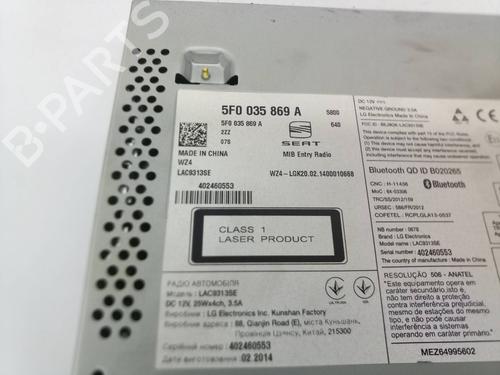 Radio SEAT LEON (5F1)  | BP13811511E6 