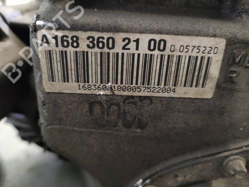 Gearbox MERCEDES-BENZ A-CLASS (W168)  | BP11512544M3 