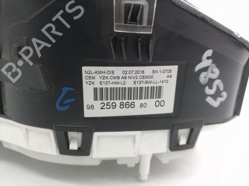 Instrument cluster PEUGEOT 2008 I (CU_)  | BP22227330C47 