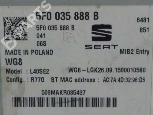 Radio SEAT IBIZA IV (6J5, 6P1) 1.4 TDI | BP1129990E6 