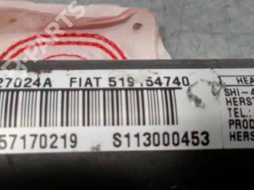 Right curtain airbag FIAT PUNTO EVO (199_) 1.3 D Multijet (199AXC1A, 199BXC1A, 199AXT1A, 199BXT1A) 519154740