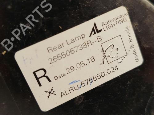 Right taillight RENAULT CAPTUR I (J5_, H5_) 0.9 TCe 90 | BP30439433C35