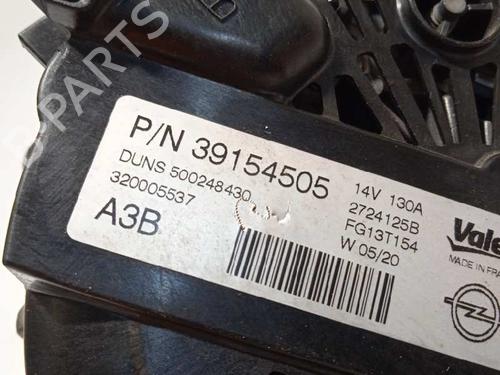 Alternator OPEL ASTRA K (B16)  | BP13304939M7 