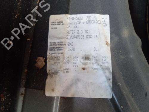 Gearbox SEAT ALTEA (5P1) 2.0 TDI 16V | BP20292943M3 