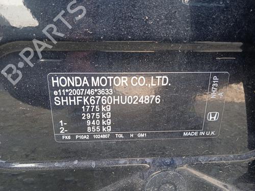 Left front window switch HONDA CIVIC X Hatchback (FC_, FK_) 1.0 VTEC | BP25861247I27 
