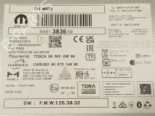 Radio JEEP AVENGER (J2) Electric | BP36779493E6  - Image 5