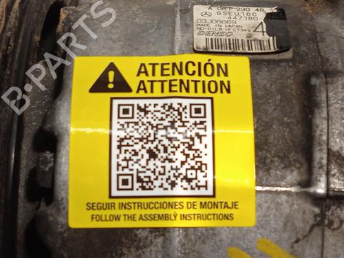 AC compressor MERCEDES-BENZ C-CLASS (W204) C 200 Kompressor (204.041) | BP33325584M34 - Image 3