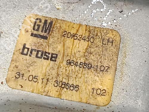 Rear left window mechanism OPEL INSIGNIA A (G09) 2.0 CDTI (68) | BP22986034C24