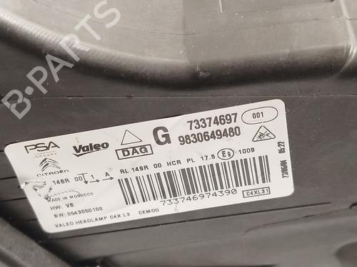 Left headlight CITROËN C4 III (BA_, BB_, BC_)  | BP29271018C28 